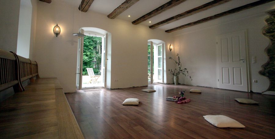 Raum für Yoga im Seminarhaus